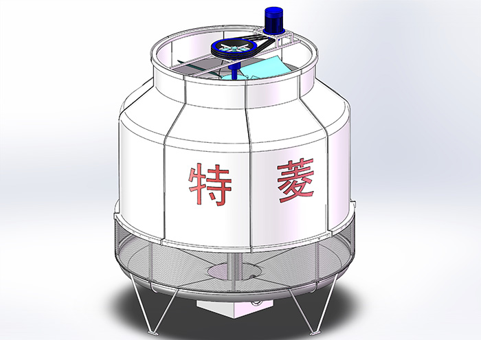 125噸不銹鋼復合流閉式冷卻塔